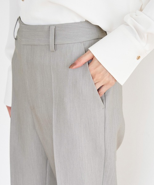 ROPE' PICNIC（ロペピクニック）の「スティックカラーパンツ（スラックス・レディース・オレンジ/ブラック/グレー/ブルー・36/38/40）」の11枚目の写真