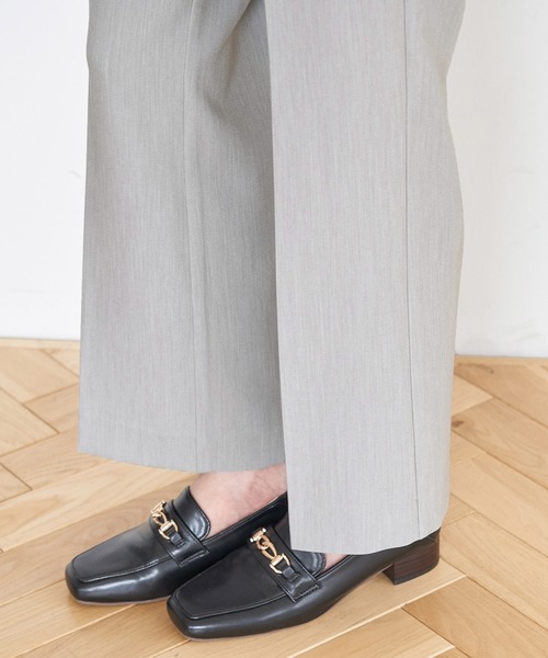 ROPE' PICNIC（ロペピクニック）の「スティックカラーパンツ（スラックス・レディース・オレンジ/ブラック/グレー/ブルー・36/38/40）」の12枚目の写真