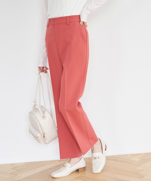 ROPE' PICNIC（ロペピクニック）の「スティックカラーパンツ（スラックス・レディース・オレンジ/ブラック/グレー/ブルー・36/38/40）」の22枚目の写真