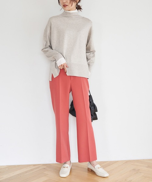 ROPE' PICNIC（ロペピクニック）の「スティックカラーパンツ（スラックス・レディース・オレンジ/ブラック/グレー/ブルー・36/38/40）」の20枚目の写真