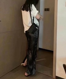 MAISON BREEZE | 【MAISON BREEZE】グロッシーサテンスカート KNF025(スカート)