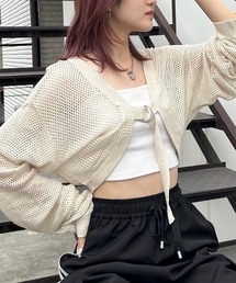 PAGEBOY | スパンコールメッシュボレロ(カーディガン/ボレロ)