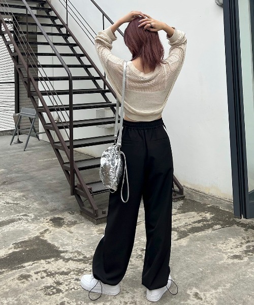 PAGEBOY（ページボーイ）の「スパンコールメッシュボレロ（カーディガン/ボレロ・レディース・ブラック/グレイッシュベージュ/ブルー/ブルー系その他・FREE）」の18枚目の写真