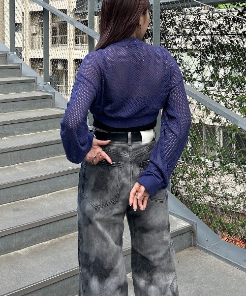 セール】スパンコールメッシュボレロ（カーディガン/ボレロ）｜PAGEBOY