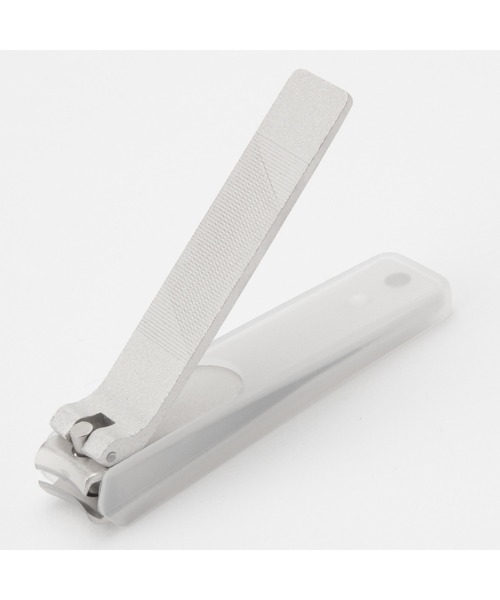 無印良品（ムジルシリョウヒン）の「スチール爪切り・大　ＰＰカバー付（ネイル用品/ネイルケア・レディース・シルバー・FREE）」の2枚目の写真