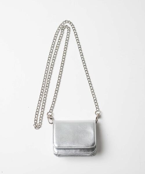 WEGO（ウィゴー）の「WEGO/チェーンミニウォレット（財布・レディース・ブラック/ブルー/その他1/その他2/ホワイト・FREE）」の6枚目の写真