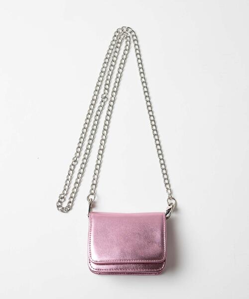 WEGO（ウィゴー）の「WEGO/チェーンミニウォレット（財布・レディース・ブラック/ブルー/その他1/その他2/ホワイト・FREE）」の7枚目の写真