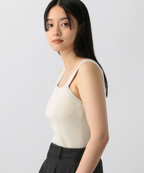 セール】カップ付き スクエアネック タンクトップ（タンクトップ