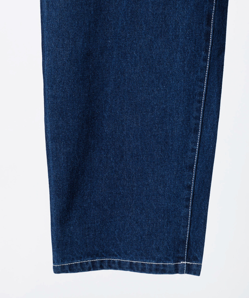 MYSELF ABAHOUSE(マイセルフアバハウス)の「デニム 10.5オンス テーパード ワイド イージーパンツ(デニムパンツ・メンズ・ダークネイビー/ネイビー/ライトブルー・M/L)」の20枚目の写真