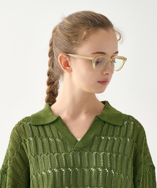 WETTEMPT（ウィテンプト）の「LS SHEER SKIPPER KNIT POLO