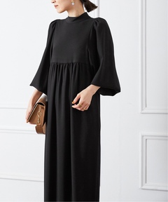 【限定セール】アセテートバックサテン ジョーゼットワンピース ブラウン　イエナ 77329160_8_d_240.jpg