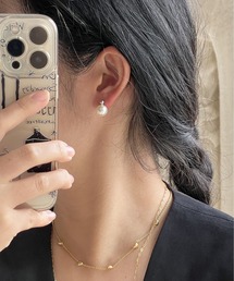 金属アレルギー対応エコパールピアス