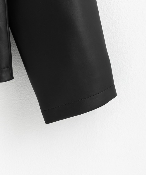 Rocky Monroe（ロッキーモンロー）の「シングルライダースフェイクレザージャケット（ライダースジャケット・メンズ・ワイン/ブラック/ネイビー/ブルー・LL/L/M）」の22枚目の写真