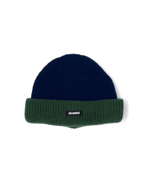 XLARGE（エクストララージ）の「2TONE CUFF BEANIE（ニットキャップ