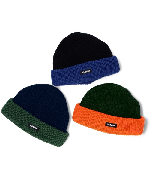 XLARGE（エクストララージ）の「2TONE CUFF BEANIE（ニットキャップ