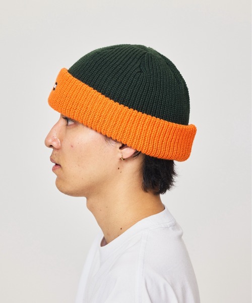 XLARGE(エクストララージ)の「2TONE CUFF BEANIE(ニットキャップ/ビーニー・メンズ・オリーブ/ネイビー/ブラック・ONE SIZE)」の9枚目の写真