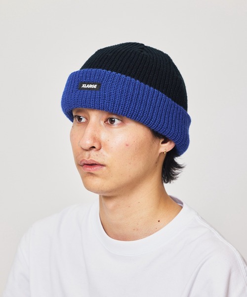 XLARGE（エクストララージ）の「2TONE CUFF BEANIE（ニットキャップ