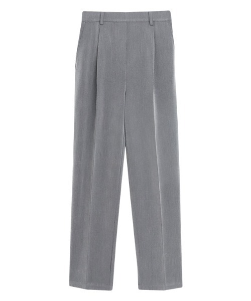 Pierrot（ピエロ）の「高見えゆるテーパードパンツ（スラックス・レディース・アイボリー/グレイッシュベージュ/チャコール/ブルーグリーン/ブラック/ダークネイビー/グリーン系その他/ライトイエロー/ベージュ/スモークピンク/インディゴブルー/グレー系その他/グリーン系その他2/グレー系その他2/ベージュ系その他/モカ/ライトベージュ・PL/TL/PS/S/M/TM/L/TLL/LL/PM）」の19枚目の写真