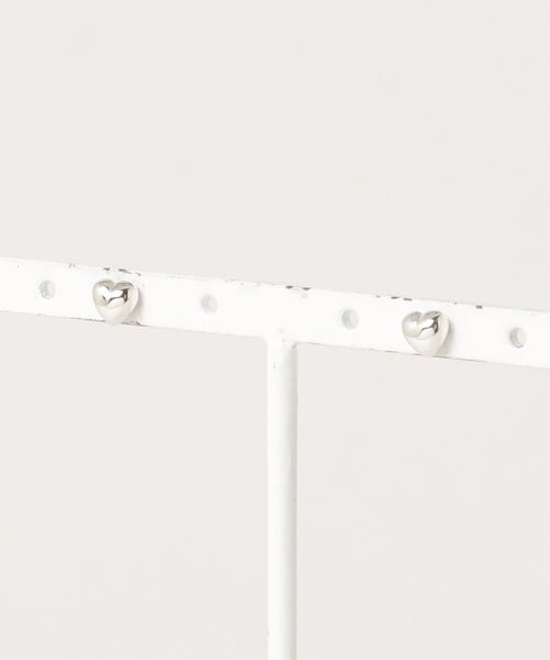 TONE SELECT GOODS(トーンセレクトグッズ)の「【925 SILVER ACC】プチハートドロップピアス5mmSV925(OG)(ピアス(両耳用)・レディース・シルバー・FREE)」の1枚目の写真