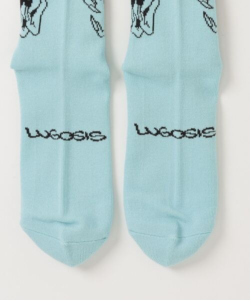 Whimsy（ウィムジー）の「DEVIL SOCKS LIGHT BLUE（ソックス/靴下）」 - WEAR