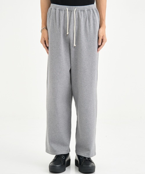 walenode/ウェルノード】 Cotton cashmere stretch Straight pants