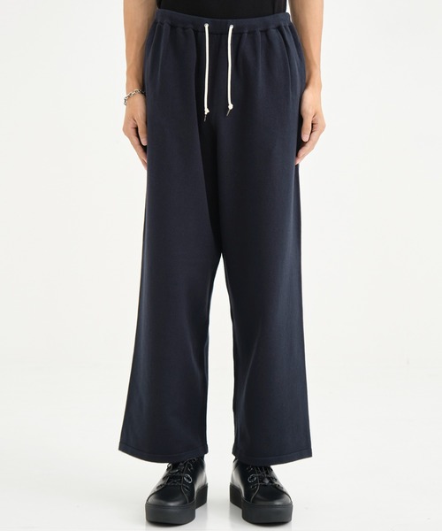 パンツ walenode Cotton Cashmere Straight Pants walenode Cotton cashmere stretch Deep V-neck sweater