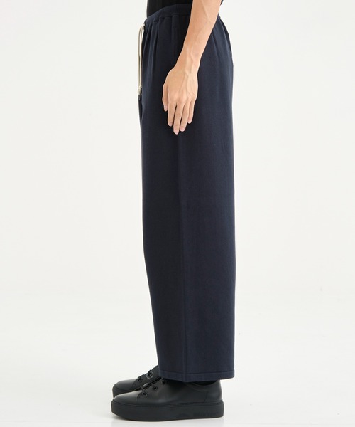 パンツ walenode Cotton Cashmere Straight Pants walenode/ウェルノード】 Cotton cashmere stretch Straight