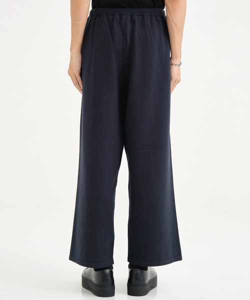 walenode(ウェルノード)の「【walenode/ウェルノード】 Cotton cashmere stretch Straight pants/コットンカシミヤストレッチストレートパンツ(スウェットパンツ・メンズ・グレー/ネイビー・2/1)」の15枚目の写真