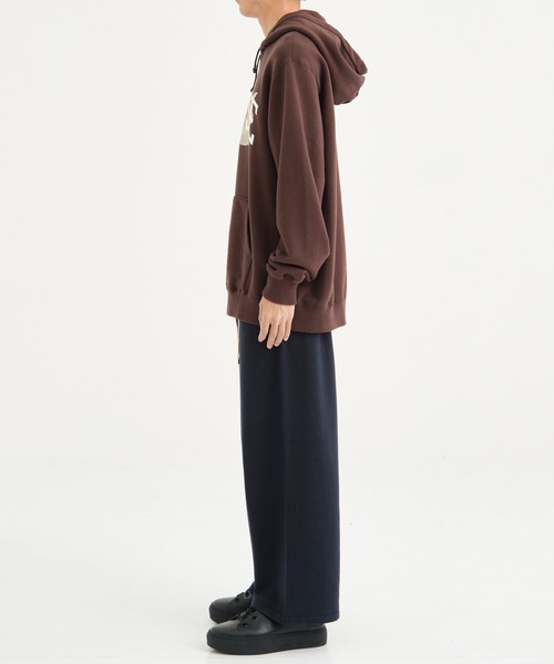 walenode/ウェルノード】 Cotton cashmere stretch Straight pants