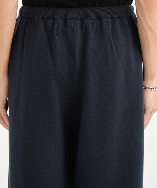 walenode(ウェルノード)の「【walenode/ウェルノード】 Cotton cashmere stretch Straight pants/コットンカシミヤストレッチストレートパンツ(スウェットパンツ・メンズ・グレー/ネイビー・2/1)」の19枚目の写真