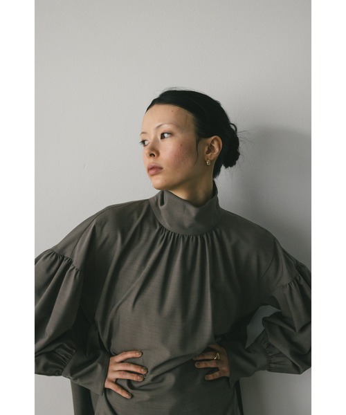 STYLEMIXER（スタイルミキサー）の「マルチウェイギャザーブラウス（シャツ/ブラウス・レディース・グレー/ブラック/ホワイト・FREE）」の16枚目の写真