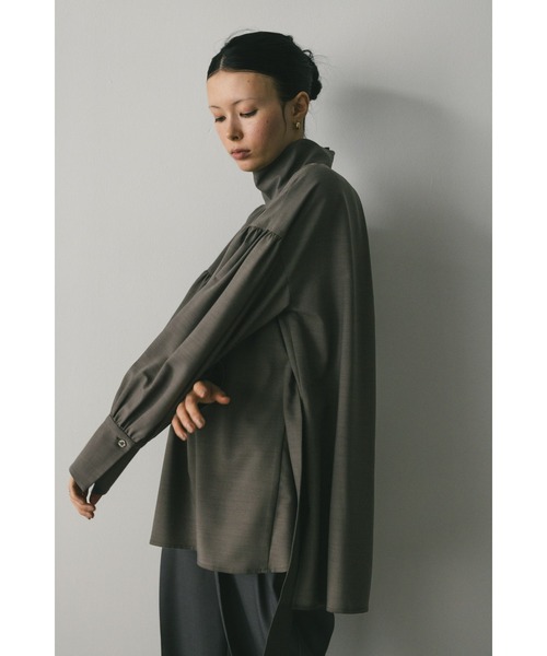 STYLEMIXER（スタイルミキサー）の「マルチウェイギャザーブラウス（シャツ/ブラウス・レディース・グレー/ブラック/ホワイト・FREE）」の18枚目の写真