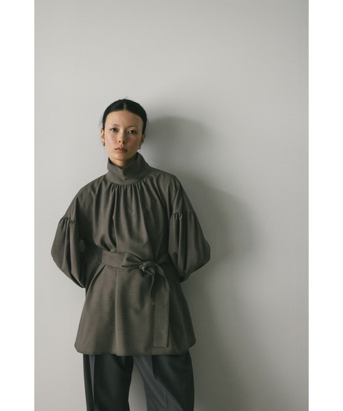 STYLEMIXER（スタイルミキサー）の「マルチウェイギャザーブラウス（シャツ/ブラウス・レディース・グレー/ブラック/ホワイト・FREE）」の19枚目の写真