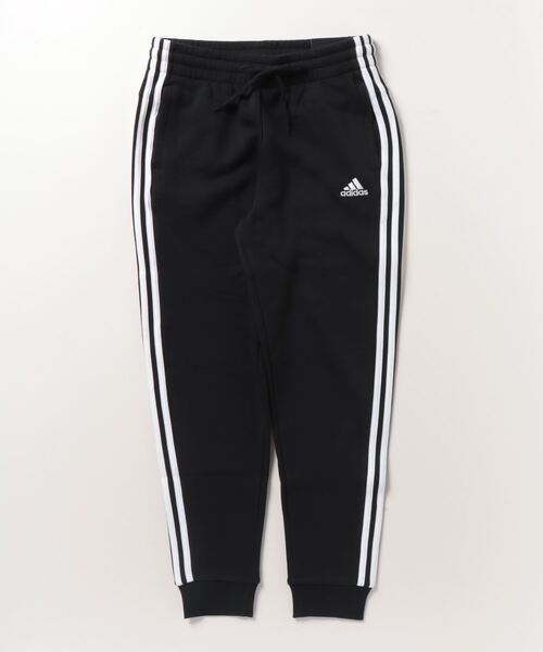 adidas(アディダス)の「アディダス adidas エッセンシャルズ スリーストライプス フリースパンツ(その他パンツ・レディース・グレー/ブラック・S/L/XL/M)」の1枚目の写真