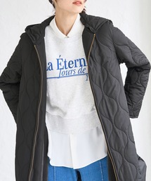 ROPE' PICNIC | フード取り外しボアキルティングコート(その他アウター)