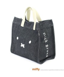 Miffy（ ミッフィー）の「ミッフィー 2 Way トートバッグ デニムブラック SIFF（トートバッグ）」