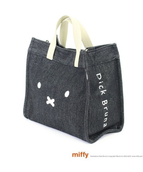 Miffy（ ミッフィー）の「ミッフィー 2 Way トートバッグ デニムブラック SIFF（トートバッグ・レディース・マルチ・FREE）」の2枚目の写真