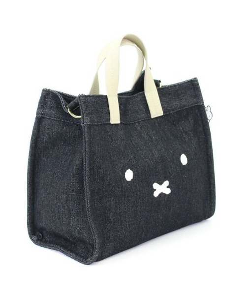 Miffy（ ミッフィー）の「ミッフィー 2 Way トートバッグ デニムブラック SIFF（トートバッグ・レディース・マルチ・FREE）」の5枚目の写真