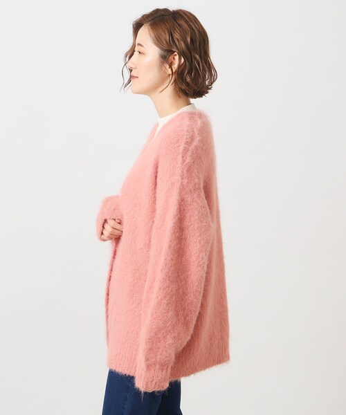 grove（グローブ）の「◆1枚で華やかにキマる！存在感溢れるロングカーディガン（カーディガン/ボレロ・レディース・グレー/アイボリー/ベビーピンク・02/03/04/01）」の12枚目の写真