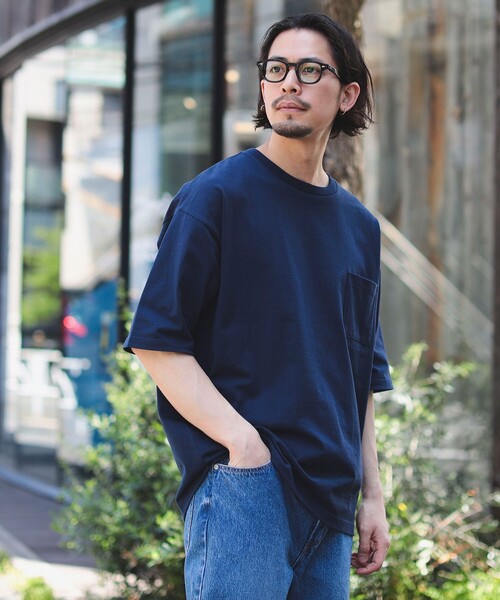 B:MING by BEAMS(ビーミングバイビームス)の「B:MING by BEAMS / ヘビーウエイト ドロップショルダー Tシャツ(ユニセックス対応)(Tシャツ/カットソー・メンズ・オリーブ/レッド系その他7/ネイビー/ブラウン系その他5/ブラック/オフホワイト/サックスブルー/イエロー系その他5・SMALL/LARGE/MEDIUM/X-LARGE/XX-LARGE)」の5枚目の写真