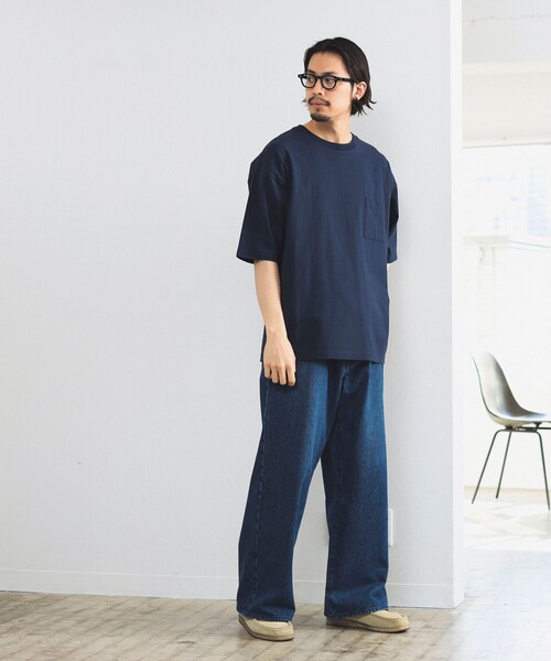 B:MING by BEAMS(ビーミングバイビームス)の「B:MING by BEAMS / ヘビーウエイト ドロップショルダー Tシャツ(ユニセックス対応)(Tシャツ/カットソー・メンズ・オリーブ/レッド系その他7/ネイビー/ブラウン系その他5/ブラック/オフホワイト/サックスブルー/イエロー系その他5・SMALL/LARGE/MEDIUM/X-LARGE/XX-LARGE)」の20枚目の写真