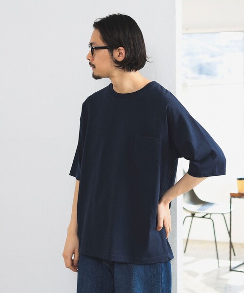 B:MING by BEAMS(ビーミングバイビームス)の「B:MING by BEAMS / ヘビーウエイト ドロップショルダー Tシャツ(ユニセックス対応)(Tシャツ/カットソー・メンズ・オリーブ/レッド系その他7/ネイビー/ブラウン系その他5/ブラック/オフホワイト/サックスブルー/イエロー系その他5・SMALL/LARGE/MEDIUM/X-LARGE/XX-LARGE)」の21枚目の写真