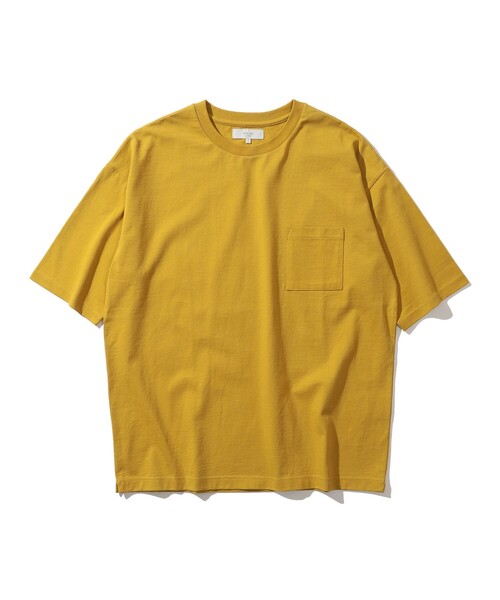 B:MING by BEAMS(ビーミングバイビームス)の「B:MING by BEAMS / ヘビーウエイト ドロップショルダー Tシャツ(ユニセックス対応)(Tシャツ/カットソー・メンズ・オリーブ/レッド系その他7/ネイビー/ブラウン系その他5/ブラック/オフホワイト/サックスブルー/イエロー系その他5・SMALL/LARGE/MEDIUM/X-LARGE/XX-LARGE)」の22枚目の写真