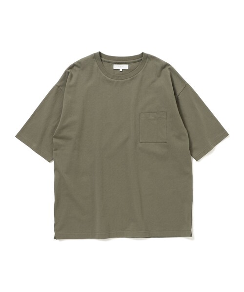 B:MING by BEAMS(ビーミングバイビームス)の「B:MING by BEAMS / ヘビーウエイト ドロップショルダー Tシャツ(ユニセックス対応)(Tシャツ/カットソー・メンズ・オリーブ/レッド系その他7/ネイビー/ブラウン系その他5/ブラック/オフホワイト/サックスブルー/イエロー系その他5・SMALL/LARGE/MEDIUM/X-LARGE/XX-LARGE)」の13枚目の写真