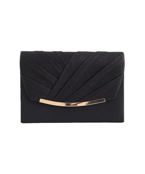 PourVous(プールヴー)の「ラメカシュクールクラッチバッグ 結婚式 同窓会 オケージョン お呼ばれ(クラッチバッグ・レディース・ベージュ/シルバー/ブラック・FREE)」の6枚目の写真