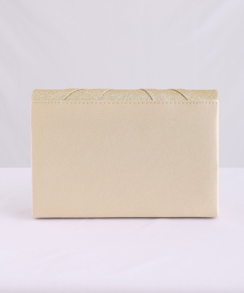 PourVous(プールヴー)の「ラメカシュクールクラッチバッグ 結婚式 同窓会 オケージョン お呼ばれ(クラッチバッグ・レディース・ベージュ/シルバー/ブラック・FREE)」の11枚目の写真