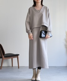 sakishimatokyo | 【3WAY】ロングスリーブポンチワンピースセット/フォーマル(ワンピース)