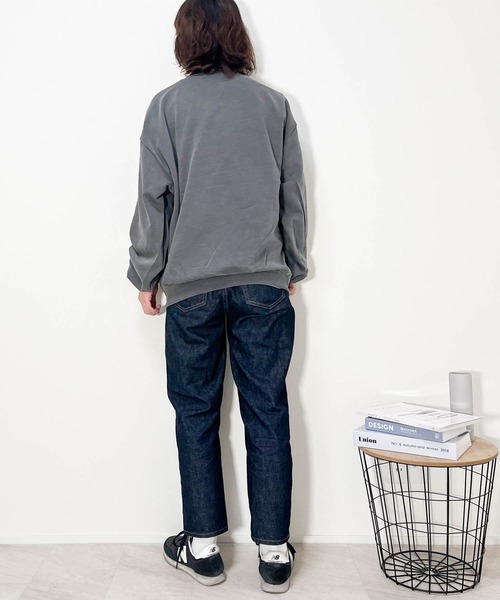 裏起毛 ピグメントプリント スウェットクルー（スウェット）｜Ritzy（リッツィー）