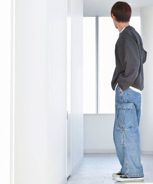 裏起毛 ピグメントプリント スウェットクルー（スウェット）｜Ritzy（リッツィー）