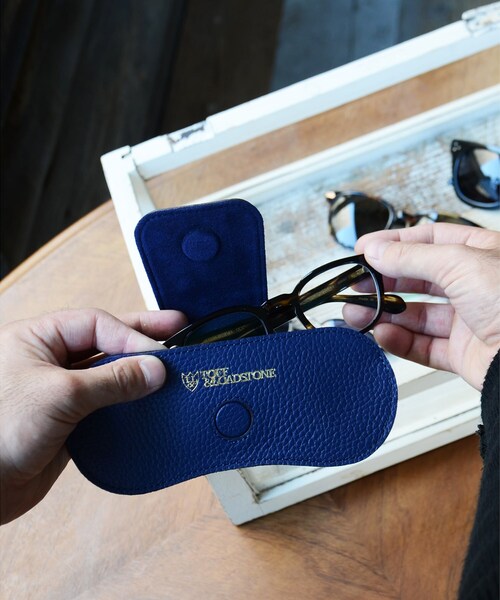 TOFF&LOADSTONE（トフアンドロードストーン）の「アイウェアケース（その他小物・メンズ・ネイビー/ライトグレー系9/ダークウッド/ブラック・00）」の13枚目の写真